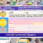 【タイ】タイの運転免許証を取得！必要書類の準備とバンコクの第3陸運局への行き方、当日の申請から取得までの流れを詳しく解説（館内見取り図あり）