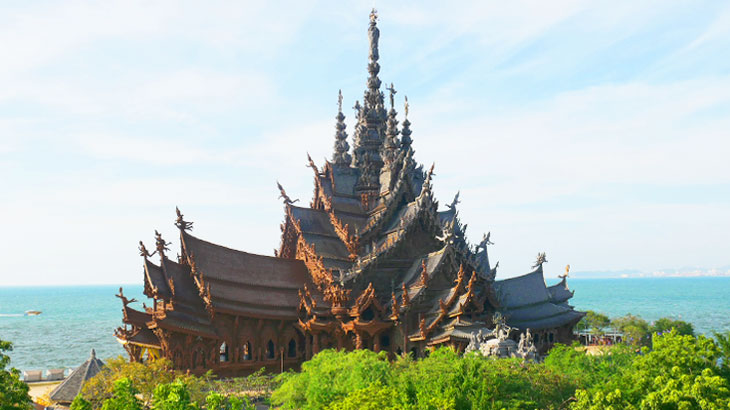 【タイ】パタヤの巨大木造建築「サンクチュアリー・オブ・トゥルース」！フォトジェニックな建物解説や行き方について詳しくご紹介