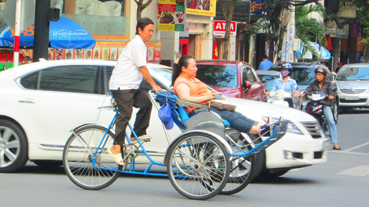 【ベトナム】人力車「シクロ」！乗ってみたいけど心配なのはホーチミンで多発するぼったくり