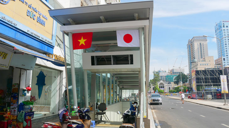 【ベトナム】ホーチミンメトロ1号線　ホーチミン市民劇場駅（Nhà hát Thành phố）周辺の近況！12月には試運転も開始されたホーチミン地下鉄！