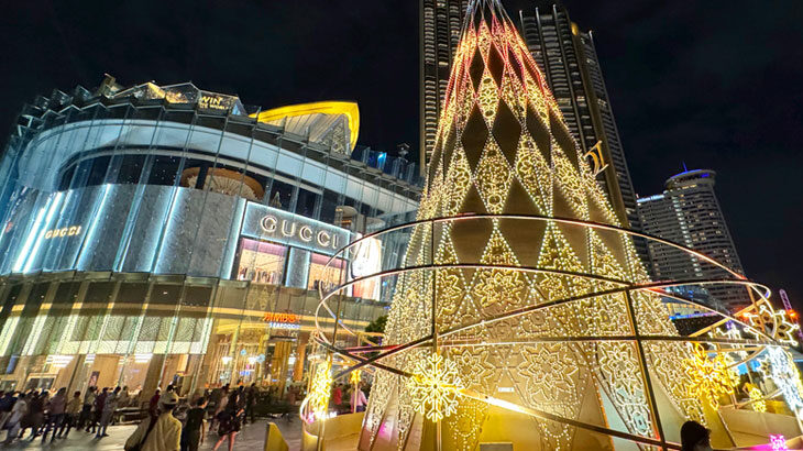 【タイ】バンコクのクリスマスイルミネーション2023！街を彩る人気ショッピングモールのクリスマスツリーをご紹介