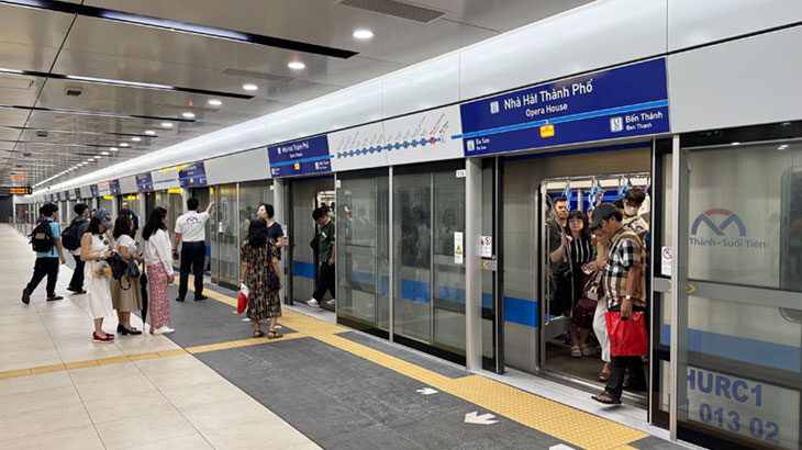 【ベトナム】ホーチミンメトロ1号線！市民劇場駅〜ベンタイン駅までを乗車