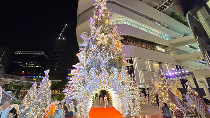 【タイ】バンコクのクリスマスイルミネーション2025！人気ショッピングモールの街を彩る華やかなクリスマスツリーをご紹介